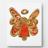 Beschermengel Rode Engel Schildering Kunst Cadeaup Fotoplaat (Voorkant)