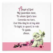 beschermengel van het kind foto afdruk (Voorkant)