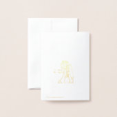 Beschermengel zegeningen folie kaarten (Met envelop)