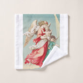 Beschermengelen Die Een Kind Dragen Etherische Kun Bad Handdoek (Wasdoekje)