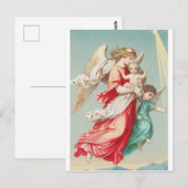 Beschermengelen Die Een Kind Dragen Etherische Kun Briefkaart (Voorkant / Achterkant)