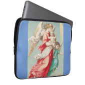 Beschermengelen Die Een Kind Dragen Etherische Kun Laptop Sleeve (Voorkant Rechts)