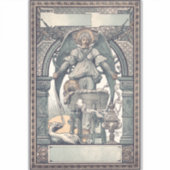 Beschermengelen met Jezus kind Sticker (Voorkant)