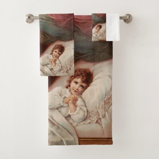 Beschermengelen met kind bad handdoek (Insitu)