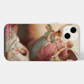 Beschermengelen met kind iPhone hoesje (Achterkant horizontaal)