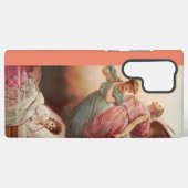 Beschermengelen met kind samsung galaxy hoesje (Achterkant horizontaal)