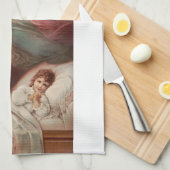 Beschermengelen met kind theedoek (Quarter Fold)