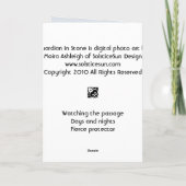 Beschermer in Steen Kaart (Achterkant)