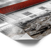 Beschermer van de haven - vuurtoren van Sandpoint Foto Afdruk (Hoek)