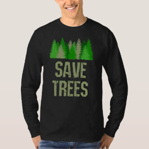 Beschermer van de Natuur voor het milieu van bomen T-shirt