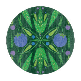 Beschermer van de snijplank van blauwe bessen