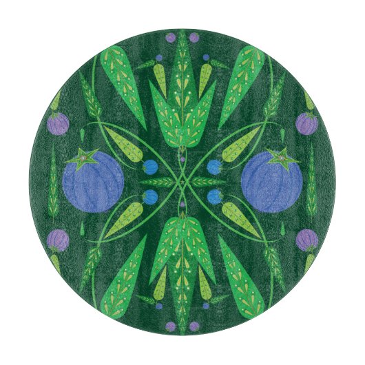 Beschermer van de snijplank van blauwe bessen (Voorkant)