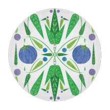 Beschermer van de snijplank van blauwe bessen