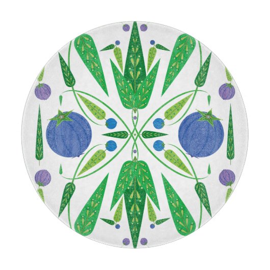 Beschermer van de snijplank van blauwe bessen (Voorkant)