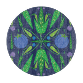 Beschermer van de snijplank van blauwe bessen