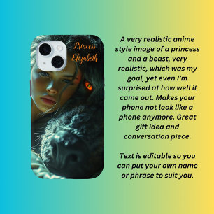 Beschermer van een prinses iPhone 15 case