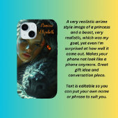 Beschermer van een prinses iPhone 15 case