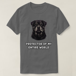 Beschermer Van Mijn Helaas Wereld Loyal Bewaker T-shirt