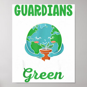 Beschermers Van Morgen Groene Red De Planeet Aarde Poster