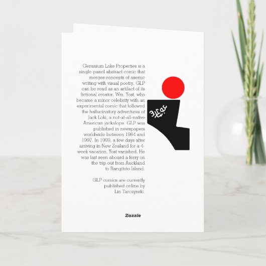 Beschermheilige van de imkers kaart (Achterkant)