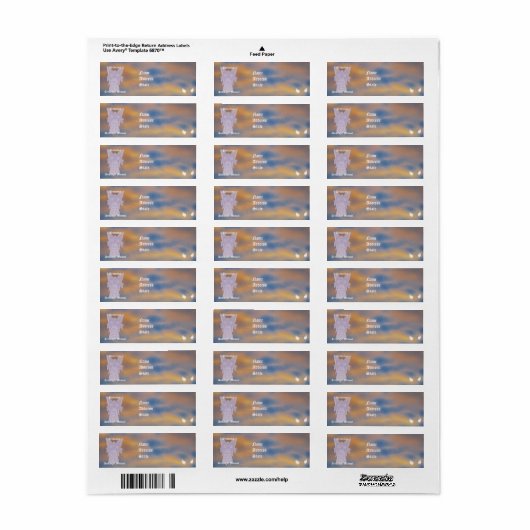 Bescherming Archangel Michael-Customize Etiket (Full Sheet)