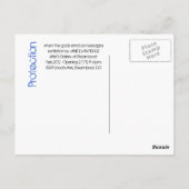 Bescherming, Bericht van paarden Briefkaart (Achterkant)