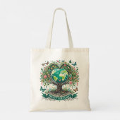 bescherming boven de Dag van de Aarde Tote Bag (Achterkant)