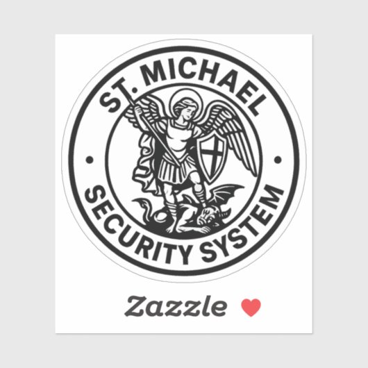 BESCHERMING DOOR DE AARTSENGEL MICHAEL STICKER (Vel)