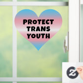 BESCHERMING DRAAGT JEUGD OVER RAAMSTICKER (Huis)