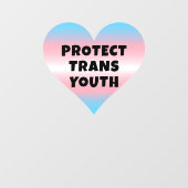 BESCHERMING DRAAGT JEUGD OVER RAAMSTICKER (Vel)