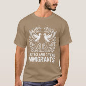 BESCHERMING EN VERDEDIGING VAN IMMIGRANTEN T-SHIRT (Voorkant)