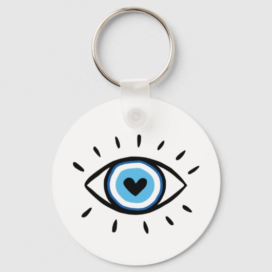 Bescherming tegen boze ogen sleutelhanger (Voorkant)