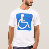 Bescherming tegen gehandicapten t-shirt (Voorkant)