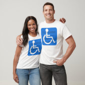 Bescherming tegen gehandicapten t-shirt (Unisex)