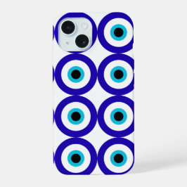 Bescherming tegen het Boze Oog All-Over Patroon iPhone 15 Case
