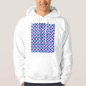 Bescherming tegen het boze oog herhalingspatroon h hoodie (Voorkant)