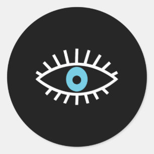 Bescherming tegen het Boze Oog Spirituele Esthetis Ronde Sticker