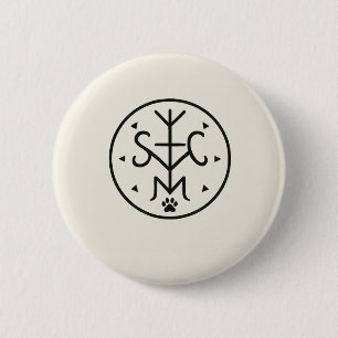 Bescherming tegen narcistische mensen ronde button 5,7 cm