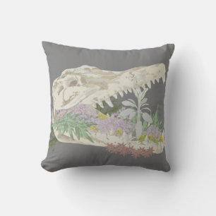 Bescherming tegen schedel en bloemen kussen