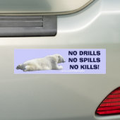 BESCHERMING TEGEN VERONTREINIGING VAN WILDE DIEREN BUMPERSTICKER (Op auto)
