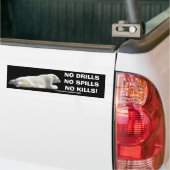 BESCHERMING TEGEN VERONTREINIGING VAN WILDE DIEREN BUMPERSTICKER (Op Truck)