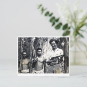 Bescherming van de lumberjacks van Nieuw-Guinea Briefkaart (Staand voorkant)