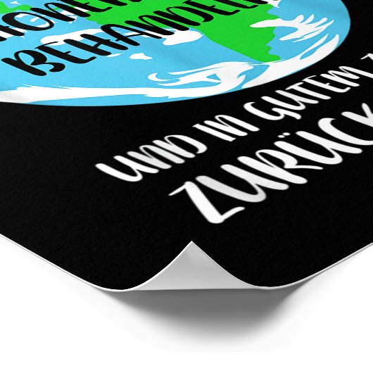 Bescherming van de natuur, airconditioning verwarm poster (Hoek)