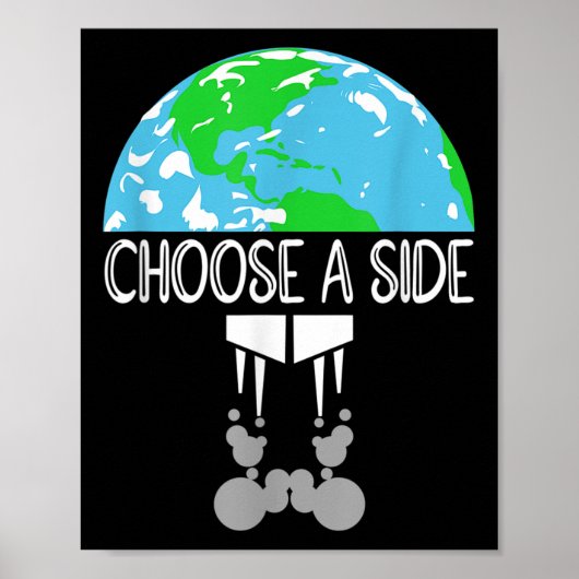 Bescherming van de natuur, airconditioning verwarm poster (Voorkant)