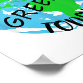 Bescherming van de natuur, airconditioning verwarm poster (Hoek)