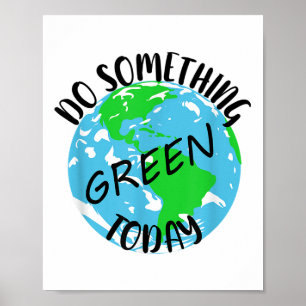 Bescherming van de natuur, airconditioning verwarm poster