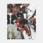 Bescherming van de Net-Ice Hockey Fleece Blanket Deken (Voorkant)