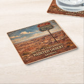 Bescherming van de Painted Desert-eeuwtafel Kartonnen Onderzetters (Schuin)