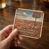 Bescherming van de Painted Desert-eeuwtafel Kartonnen Onderzetters
