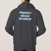 Bescherming van de sociale zekerheid hoodie (Achterkant)